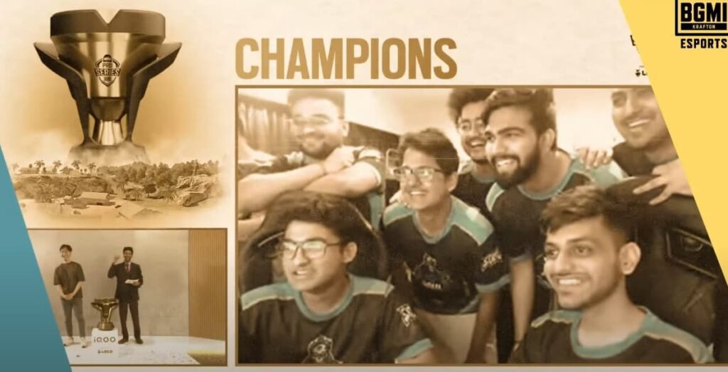 Battlegrounds Mobile India Pro Series (BMPS) 2022 champion Team Soul