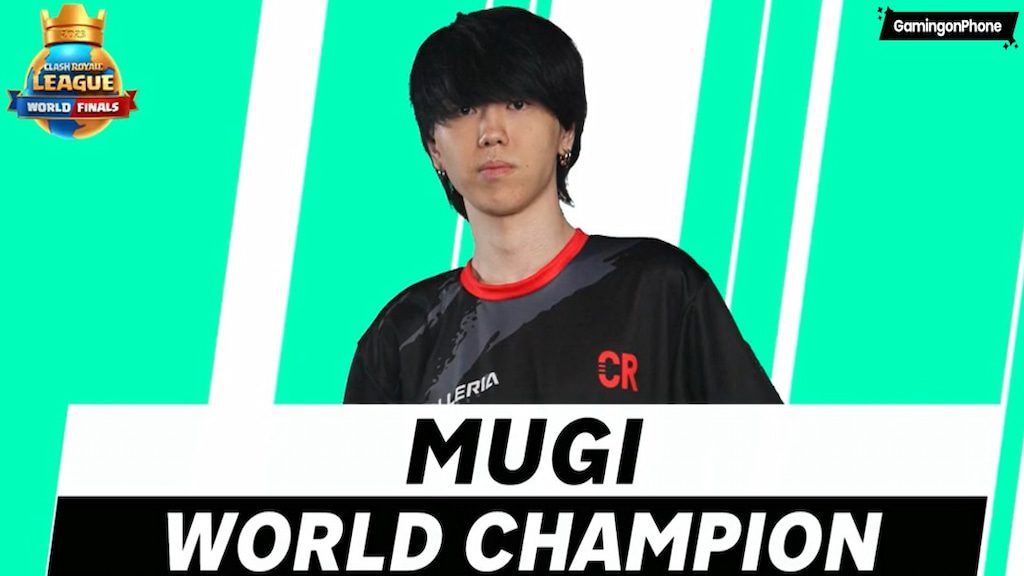 Clash Royale League 2023 World Finals champion Mugi