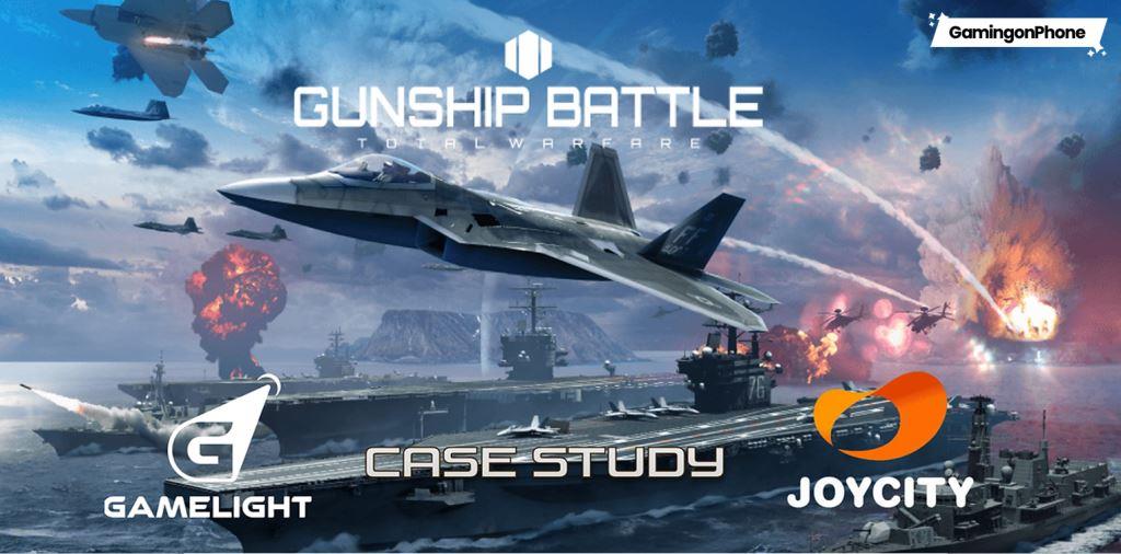 Gunship Battle Total Warfare Gamelight Joy City Case Study Cover