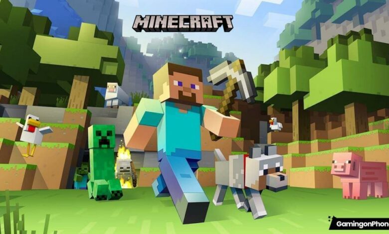 Minecraft Character Pets Logo Cover