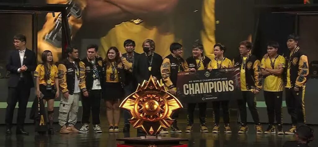 Mobile Legends M5 World Championship award ceremony