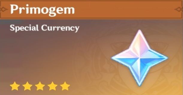 Genshin Impact Currency types primogems_genshin