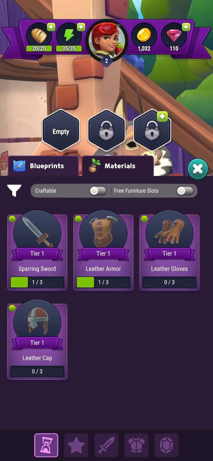 Royal Revolt Crafting Items