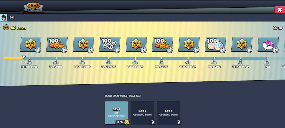 Brawl Stars World Finals 2023 Rewards